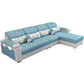 Pillow Top Arm Sofa with Storage and Ottoman Included for Living Room
