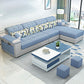 Pillow Top Arm Sofa with Storage and Ottoman Included for Living Room