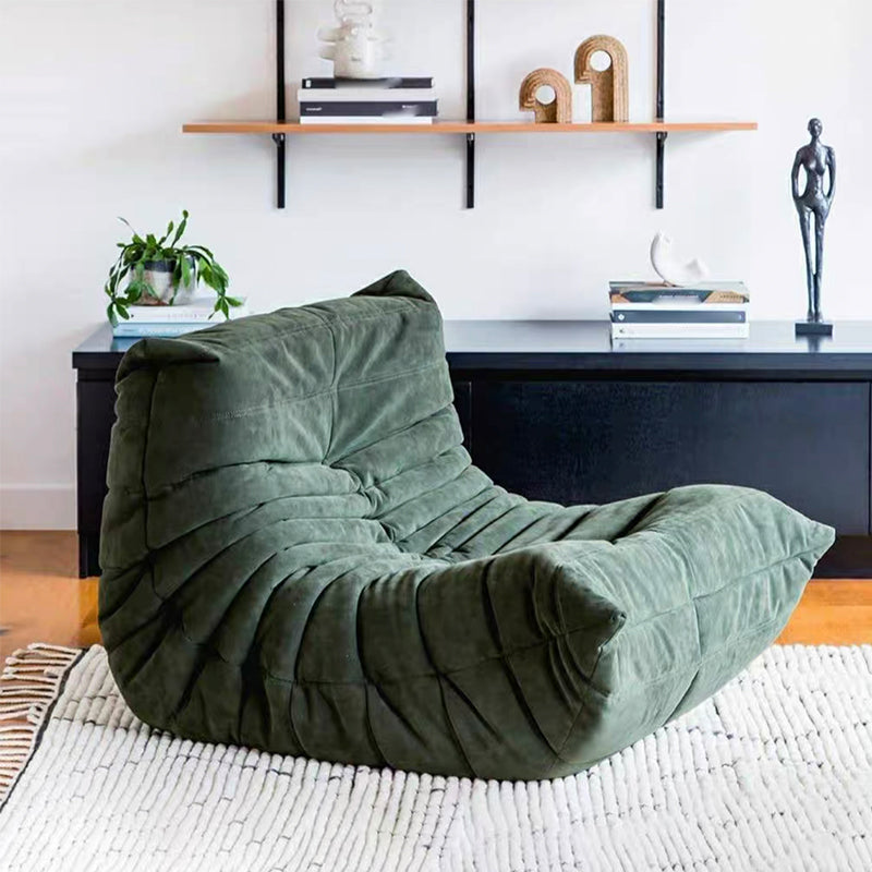 Modern Style Deerskin Velvet without HandrailsParsons Chair with Fixed Backrest Blackish Green Clearhalo 'Accent Chairs' 'accent_chairs' 'Chairs & Seating' 'furn' 'furn_accent_chairs' 'Furniture' 'Living Room Furniture' 5810908