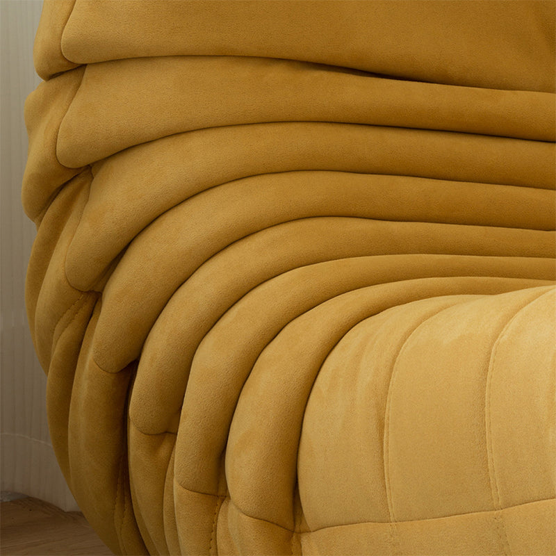 Modern Style Deerskin Velvet without HandrailsParsons Chair with Fixed Backrest Clearhalo 'Accent Chairs' 'accent_chairs' 'Chairs & Seating' 'furn' 'furn_accent_chairs' 'Furniture' 'Living Room Furniture' 5810918