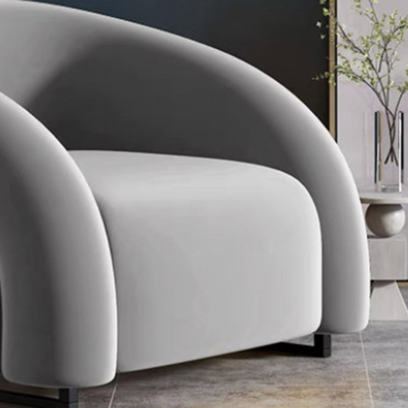 33.07" Wide Scandinavian Style Single Sofa Chair Microfiber Arm Chair Clearhalo 'Accent Chairs' 'accent_chairs' 'Chairs & Seating' 'furn' 'furn_accent_chairs' 'Furniture' 'Living Room Furniture' 5810959