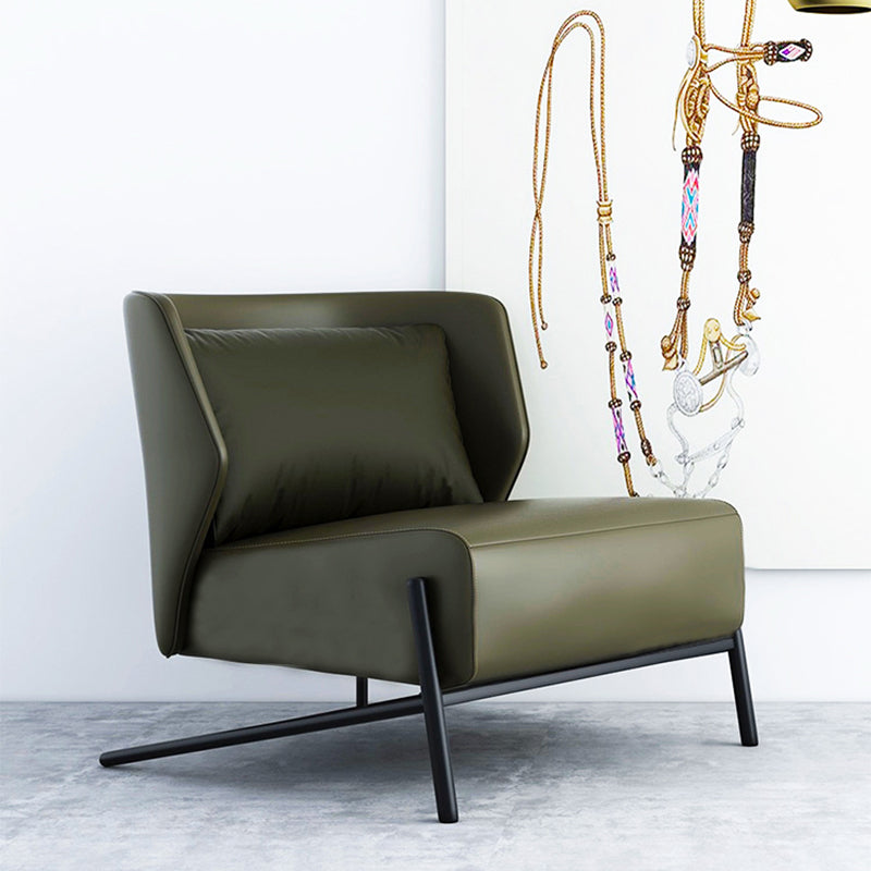 28.3"Wide Tight Back Armless Single Lounge Chair for Bedroom Green Clearhalo 'Accent Chairs' 'accent_chairs' 'Chairs & Seating' 'furn' 'furn_accent_chairs' 'Furniture' 'Living Room Furniture' 5810967