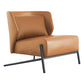 28.3"Wide Tight Back Armless Single Lounge Chair for Bedroom Orange Clearhalo 'Accent Chairs' 'accent_chairs' 'Chairs & Seating' 'furn' 'furn_accent_chairs' 'Furniture' 'Living Room Furniture' 5810971