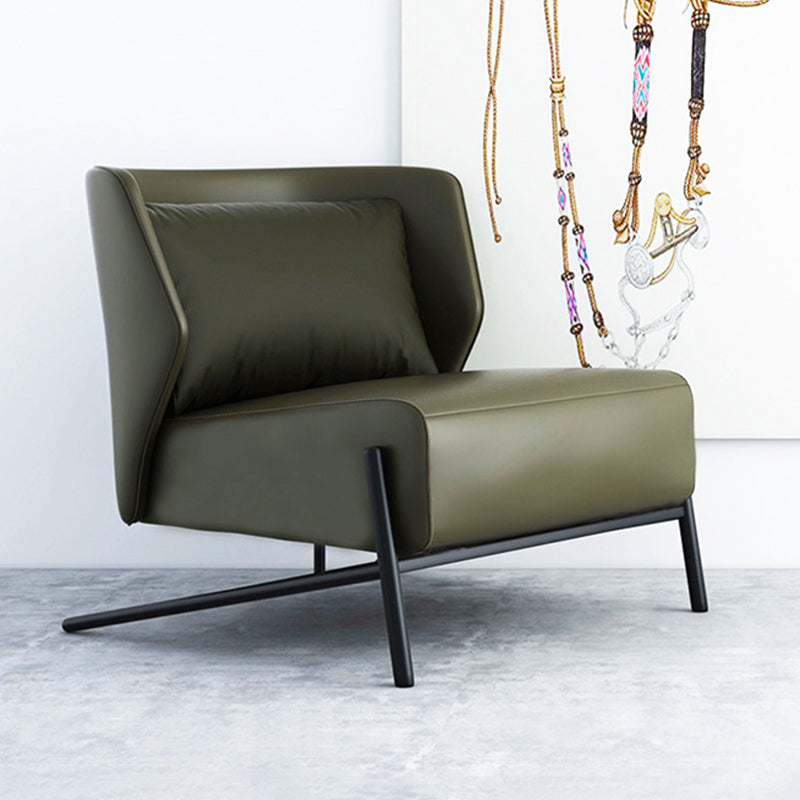 28.3"Wide Tight Back Armless Single Lounge Chair for Bedroom Clearhalo 'Accent Chairs' 'accent_chairs' 'Chairs & Seating' 'furn' 'furn_accent_chairs' 'Furniture' 'Living Room Furniture' 5810972