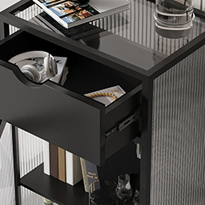 Contemporaneo 1 - Accento per la porta, mobile rettangolo con 1 cassetto