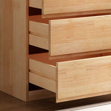 Rubberwood Accent Chest with Drawers 23.62" Long Contemporary Chest