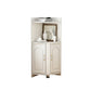 Wooden Modern Accent Cabinet Triangle Storage Cabinet with 2 Doors