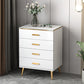 Modern Wood Accent Chest with Drawer 15.74" W,Water Resistant White 4 Clearhalo 'Cabinets & Chests' 'cabinets_chests' 'furn' 'furn_cabinets_chests' 'Furniture' 'Living Room Furniture' 5811285