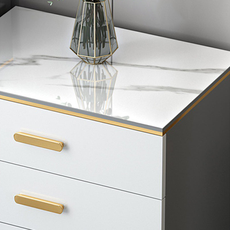 Modern Wood Accent Chest with Drawer 15.74" W,Water Resistant Clearhalo 'Cabinets & Chests' 'cabinets_chests' 'furn' 'furn_cabinets_chests' 'Furniture' 'Living Room Furniture' 5811292