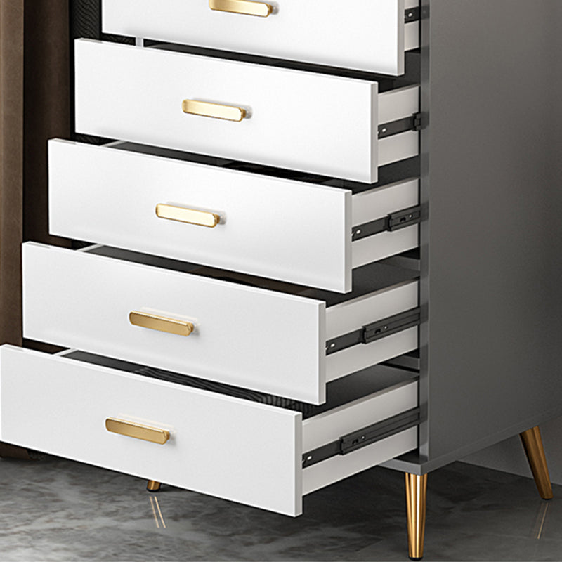 Modern Wood Accent Chest with Drawer 15.74" W,Water Resistant Clearhalo 'Cabinets & Chests' 'cabinets_chests' 'furn' 'furn_cabinets_chests' 'Furniture' 'Living Room Furniture' 5811293