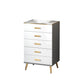 Modern Wood Accent Chest with Drawer 15.74" W,Water Resistant Clearhalo 'Cabinets & Chests' 'cabinets_chests' 'furn' 'furn_cabinets_chests' 'Furniture' 'Living Room Furniture' 5811295