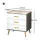 Modern Wood Accent Chest with Drawer 15.74" W,Water Resistant Clearhalo 'Cabinets & Chests' 'cabinets_chests' 'furn' 'furn_cabinets_chests' 'Furniture' 'Living Room Furniture' 5811300