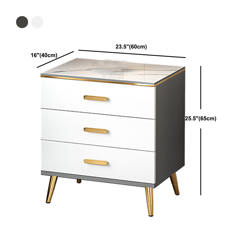 Modern Wood Accent Chest with Drawer 15.74" W,Water Resistant Clearhalo 'Cabinets & Chests' 'cabinets_chests' 'furn' 'furn_cabinets_chests' 'Furniture' 'Living Room Furniture' 5811300