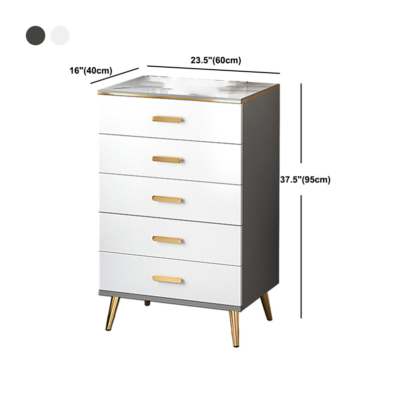 Modern Wood Accent Chest with Drawer 15.74" W,Water Resistant Clearhalo 'Cabinets & Chests' 'cabinets_chests' 'furn' 'furn_cabinets_chests' 'Furniture' 'Living Room Furniture' 5811302