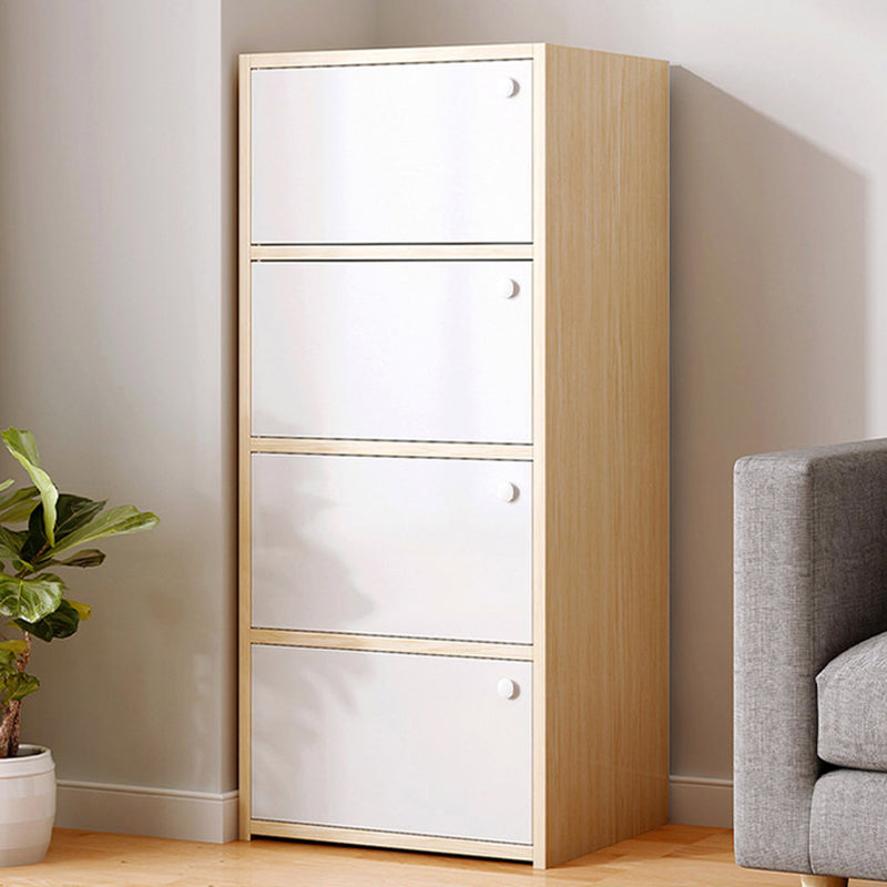 15,74 "L Armoire à accent moderne Armoire de rangement en bois avec étagères