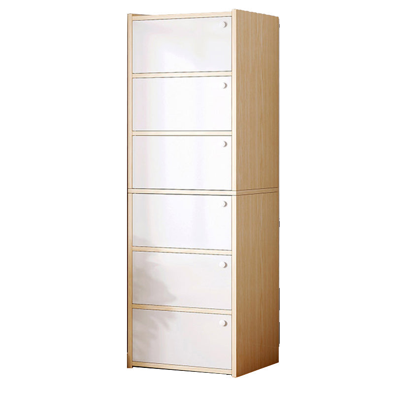 15,74 "L Armoire à accent moderne Armoire de rangement en bois avec étagères