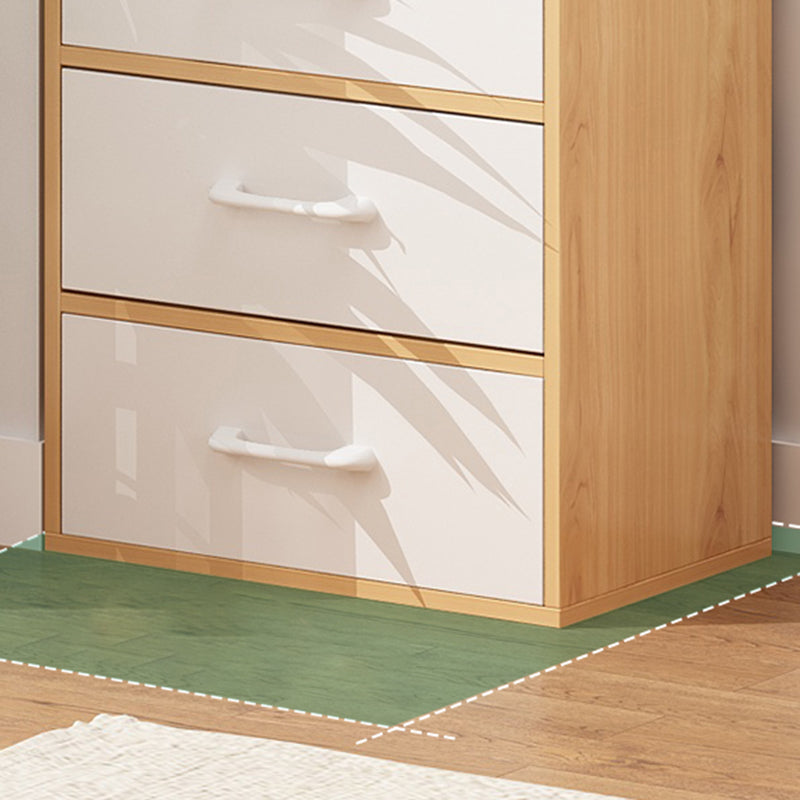 Contemporary Rectangle Gloss Finish with Drawer Chest,18.9" L Clearhalo 'Cabinets & Chests' 'cabinets_chests' 'furn' 'furn_cabinets_chests' 'Furniture' 'Living Room Furniture' 5811345