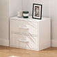 Contemporary Rectangle Gloss Finish with Drawer Chest,18.9" L 2 White Clearhalo 'Cabinets & Chests' 'cabinets_chests' 'furn' 'furn_cabinets_chests' 'Furniture' 'Living Room Furniture' 5811350