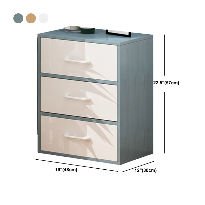 Contemporary Rectangle Gloss Finish with Drawer Chest,18.9" L Clearhalo 'Cabinets & Chests' 'cabinets_chests' 'furn' 'furn_cabinets_chests' 'Furniture' 'Living Room Furniture' 5811353