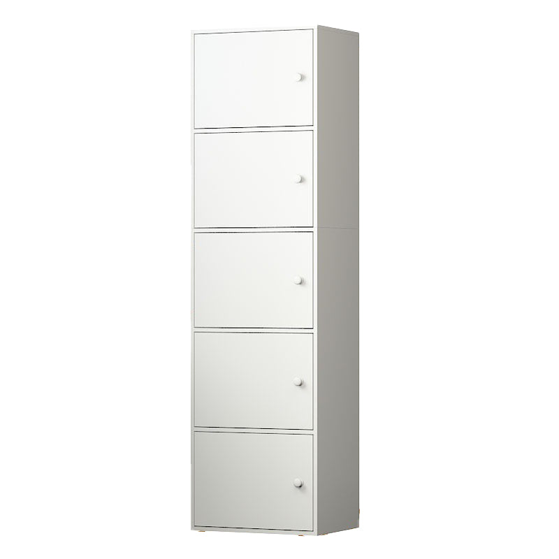 Contemporary Rectangle Manufactured Wood An With Doors Accent Cabinet White 5 Clearhalo 'Cabinets & Chests' 'cabinets_chests' 'furn' 'furn_cabinets_chests' 'Furniture' 'Living Room Furniture' 5811400