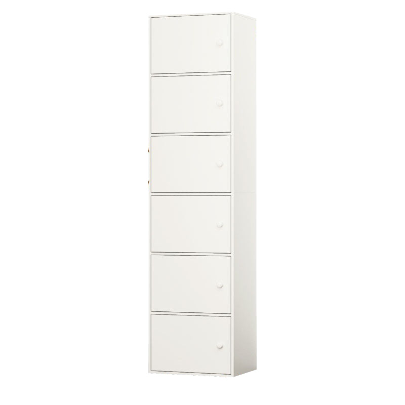 Contemporary Rectangle Manufactured Wood An With Doors Accent Cabinet White 6 Clearhalo 'Cabinets & Chests' 'cabinets_chests' 'furn' 'furn_cabinets_chests' 'Furniture' 'Living Room Furniture' 5811407