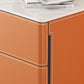 Modern Style Stone Buffet aparador de 19.6 "L Servidor buffet de comedor en naranja