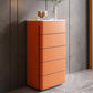 Modern Style Stone Buffet aparador de 19.6 "L Servidor buffet de comedor en naranja