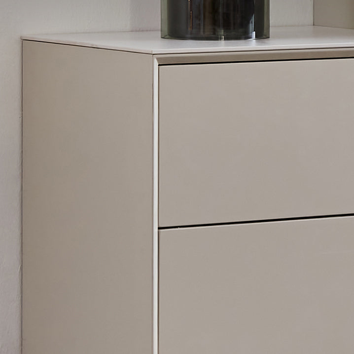 Massicco di sideboard per la sala da pranzo in legno artificiale mobile moderno server buffet con cassetto