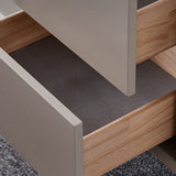 Massicco di sideboard per la sala da pranzo in legno artificiale mobile moderno server buffet con cassetto