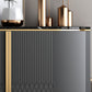 Glam -stijl Stone Buffet Sideboard 35.4 "H Deur Dining Room Buffet Server