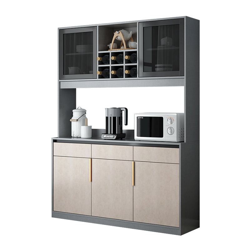 Bougard de salon en bois crédinza moderne avec rangement et tiroir