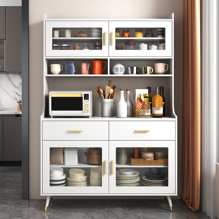 Gabinete parador de sala de estar Gamam Credenza con cajones y almacenamiento