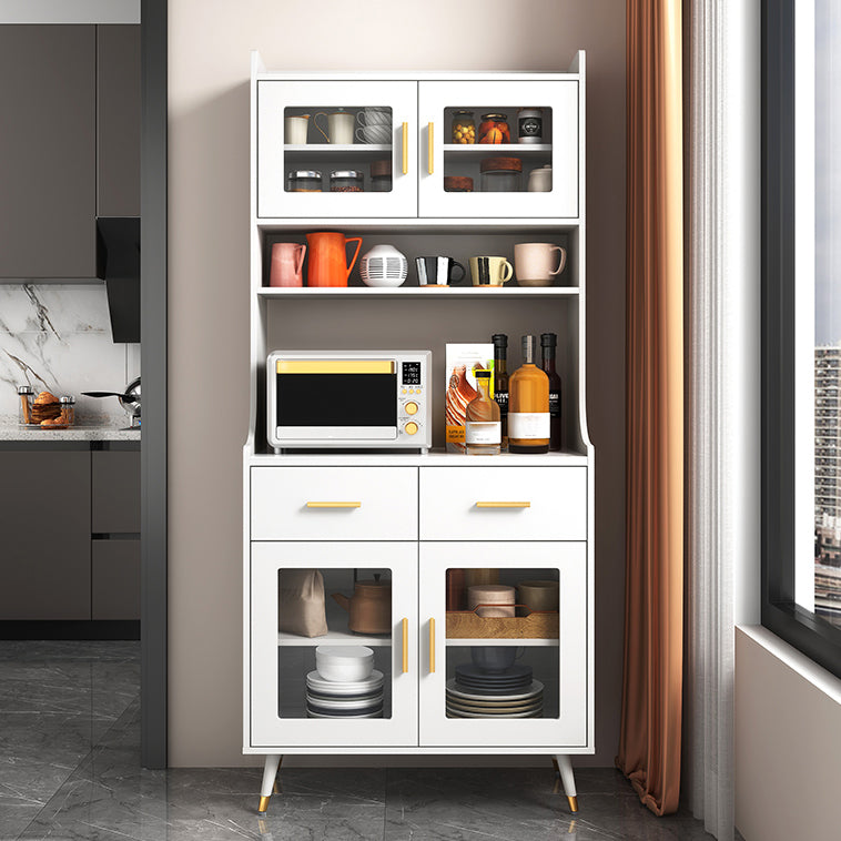 Gabinete parador de sala de estar Gamam Credenza con cajones y almacenamiento