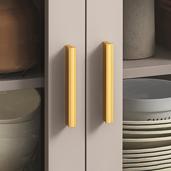 Gabinete parador de sala de estar Gamam Credenza con cajones y almacenamiento