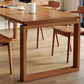 Pine Wood Contemporary Rectangular Table Wood Top Table with Sled Base Clearhalo 'Dining Tables & Seating' 'Dining Tables' 'dining_table' 'furn' 'furn_dining_table' 'Furniture' 'Kitchen & Dining Furniture' 5811716