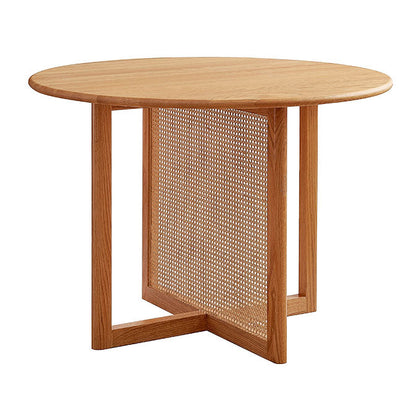 Contemporary Solid Wood Dinner Table Round Wood Base Dining Table Without Chairs Clearhalo 'Dining Tables & Seating' 'Dining Tables' 'dining_table' 'furn' 'furn_dining_table' 'Furniture' 'Kitchen & Dining Furniture' 5811786