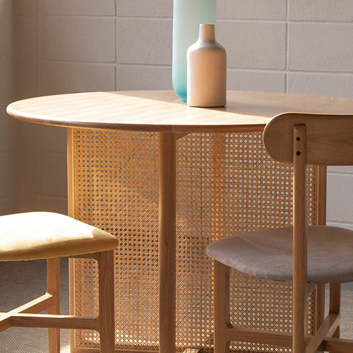 Contemporary Solid Wood Dinner Table Round Wood Base Dining Table Clearhalo 'Dining Tables & Seating' 'Dining Tables' 'dining_table' 'furn' 'furn_dining_table' 'Furniture' 'Kitchen & Dining Furniture' 5811790