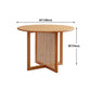 Contemporary Solid Wood Dinner Table Round Wood Base Dining Table Clearhalo 'Dining Tables & Seating' 'Dining Tables' 'dining_table' 'furn' 'furn_dining_table' 'Furniture' 'Kitchen & Dining Furniture' 5811798