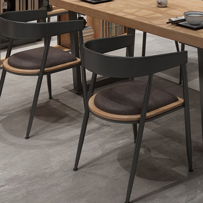 Tavolo da pranzo in stile industriale tavolo rettangolo in legno massiccio per sala da pranzo