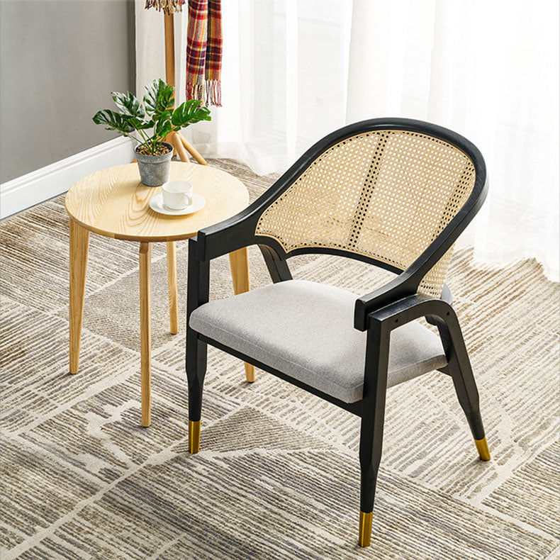 Traditionele stijlstoelen dineren houten armstoelen voor keuken