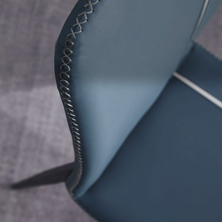 Metaal moderne indoor-outdoor zijstoelen Parsons eetkamerstoel