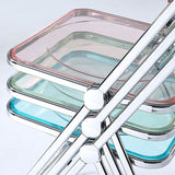 Chaise latéral industrielle sans bras sans bras ouvert arrière pliant