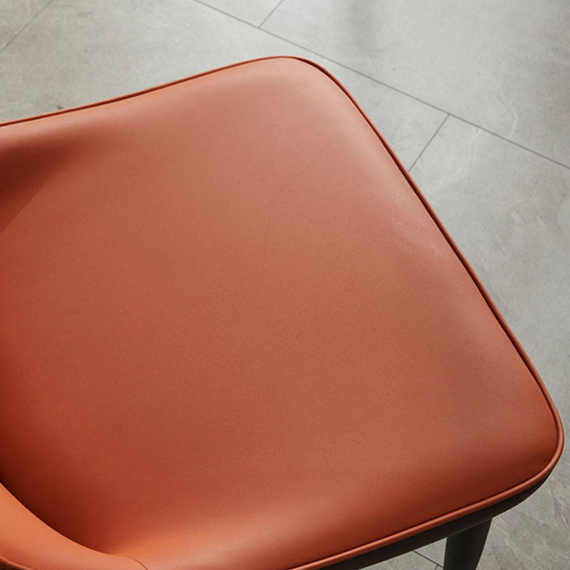 Eigentijdse stijl eetstoelen arm zijstoel met metalen benen