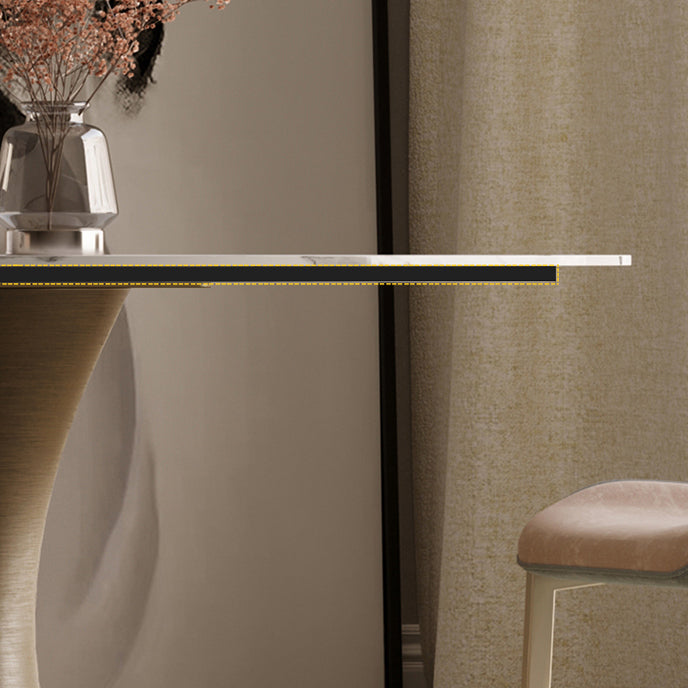 Round Dining Table Set 1/3/4/5/7 Pcs Solid Wood Frame Dining Table and Chairs