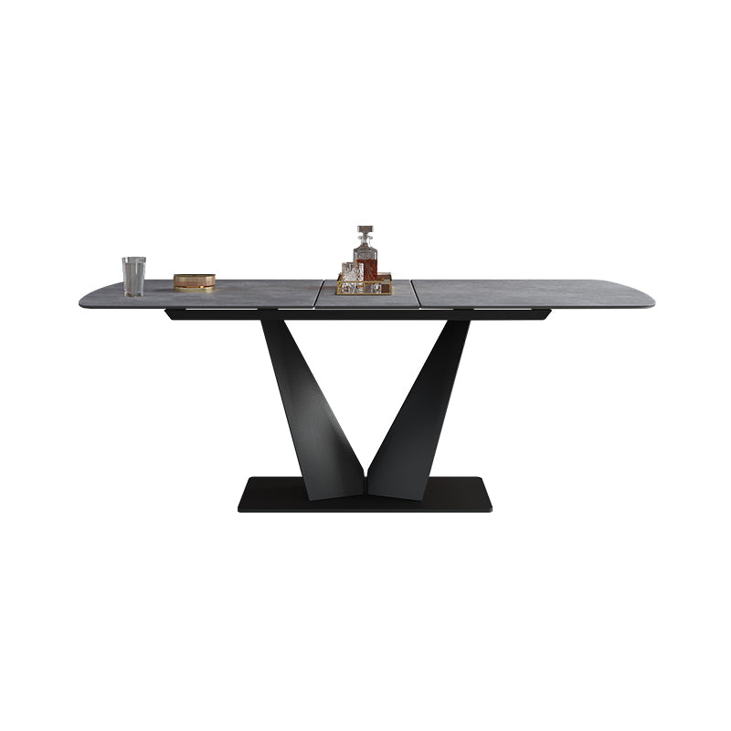 Juego de mesa rectangular moderno de piedra sinterizada, juego de comedor de 1/3/4/6 piezas