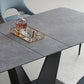 Juego de mesa rectangular moderno de piedra sinterizada, juego de comedor de 1/3/4/6 piezas