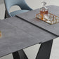 Juego de mesa rectangular moderno de piedra sinterizada, juego de comedor de 1/3/4/6 piezas