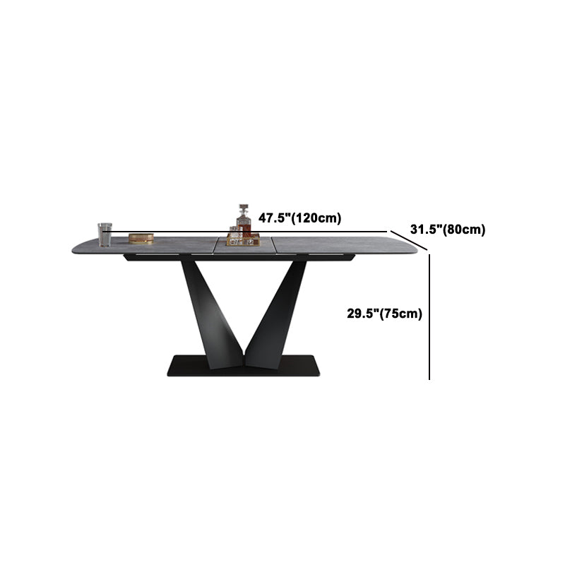 Juego de mesa rectangular moderno de piedra sinterizada, juego de comedor de 1/3/4/6 piezas
