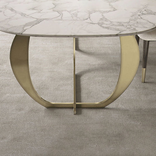 Nordic Glam Style Rectangle Sintered Stone Table Set 1/4/5/7 Pieces Dining Set Clearhalo 'Dining Room Sets' 'Dining Tables & Seating' 'dining_room_set' 'furn' 'furn_dining_room_set' 'Furniture' 'Kitchen & Dining Furniture' 5812209