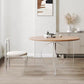 Round Dining Table Set 1/2/3/4 Pcs Acrylic Base Table and Chairs 2 Pieces: Table, 1 Chair Clearhalo 'Dining Room Sets' 'Dining Tables & Seating' 'dining_room_set' 'furn' 'furn_dining_room_set' 'Furniture' 'Kitchen & Dining Furniture' 5812262